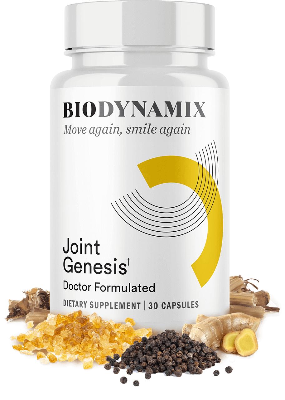 Joint Genesis by Biodynamix — Doctor Formulated natural joint health supplement with ingredients